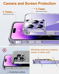 ROYALBASE Back Cover for iPhone 14 Pro APPLE iPhone 14 Pro Transparent Silicon Pack of 1-thumb2