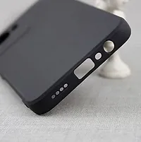 ROYALBASE Back Cover for Realme C30 back glass Black Camera Bump Protector Silicon Pack of 1-thumb2