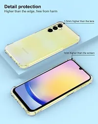 ROYALBASE Back Cover for Samsung Galaxy A25 5G Transparent Silicon Pack of 1-thumb3