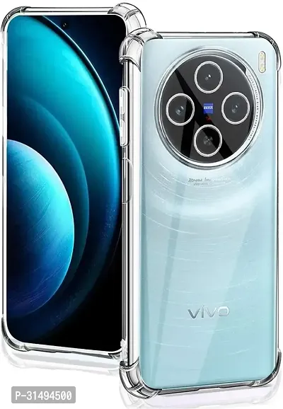 Back Cover for vivo X100 5G Transparent Camera Bump Protector Silicon Pack of 1-thumb0