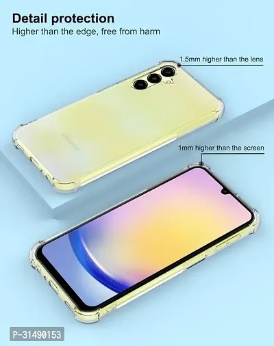 Back Cover for SAMSUNG Galaxy A25 5G Transparent Camera Bump Protector Silicon Pack of 1-thumb4