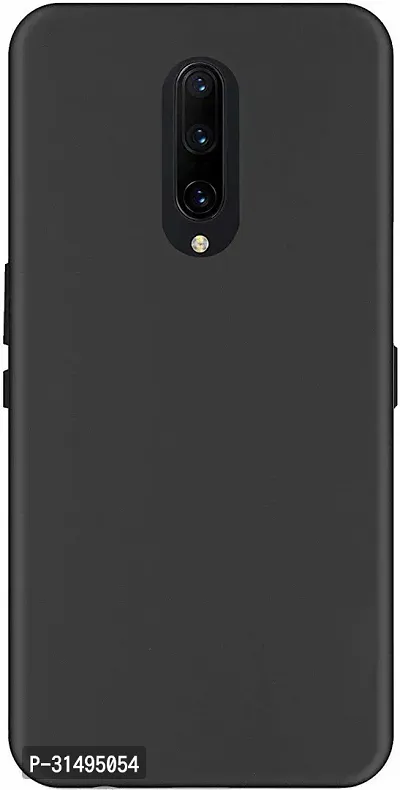 ROYALBASE Back Cover for ONEPLUS 7 PRO Black Grip Case Silicon Pack of 1