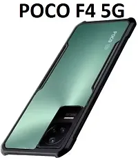 Back Cover for POCO F4 5G back glass Black Pack of 1-thumb1