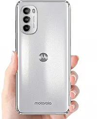 ROYALBASE Back Cover for Motorola G82 5GMoto G82 5G Transparent Grip Case Silicon Pack of 1-thumb2