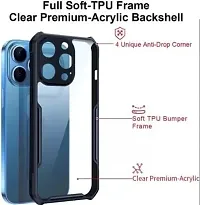 Back Cover for Apple iPhone 15 Pro Max Black Camera Bump Protector Pack of 1-thumb4