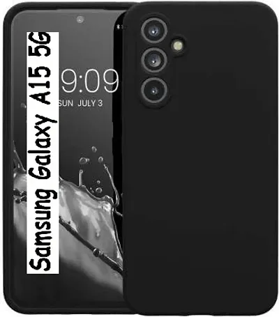 AARERED Back Cover with Dual Protection for Samsung Galaxy A54 5G Plain Black Matte Finish