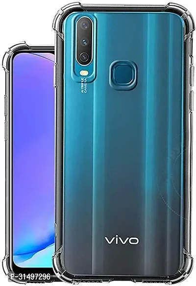 ROYALBASE Back Cover for Vivo U10   Vivo Y17  Vivo Y12  Vivo Y15 Transparent Grip Case Pack of 1