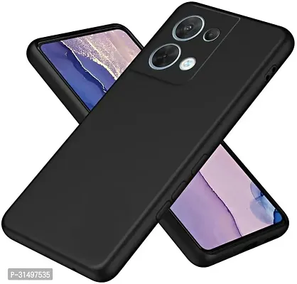 ROYALBASE Back Cover for Redmi Note 13 Pro 5G CA Black Camera Bump Protector