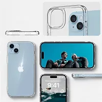 Back Cover for Apple iPhone 15 Transparent Grip Case Pack of 1-thumb3