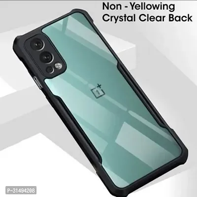 Back Cover for OnePlus Nord 2 5G Black Grip Case Silicon Pack of 1-thumb4