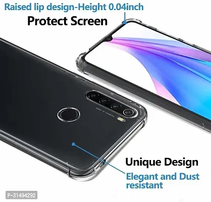 Back Cover for Redmi Note 8T Transparent Grip Case Pack of 1-thumb3