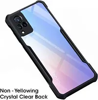 Back Cover for Vivo V21 5G Black Grip Case Pack of 1-thumb2