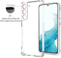 ROYALBASE Back Cover for Samsung Galaxy S22 5G Transparent Camera Bump Protector Silicon Pack of 1-thumb2