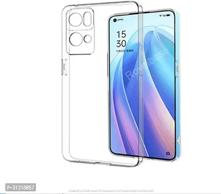 ROYALBASE Bumper Case for Oppo Reno 7 Pro 5G Transparent Camera Bump Protector Silicon Pack of 1-thumb0