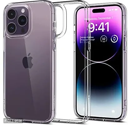 ROYALBASE Back Cover for APPLE iPhone 14 Pro MaxiPhone 14 Pro Max Transparent Grip Case Silicon Pack of 1-thumb0