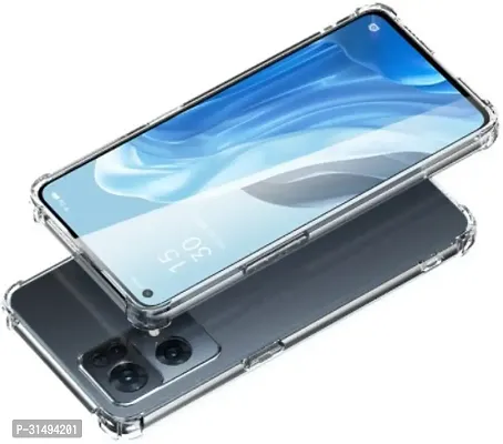 Bumper Case for Oppo Reno 7 Pro 5G Transparent Camera Bump Protector Silicon Pack of 1