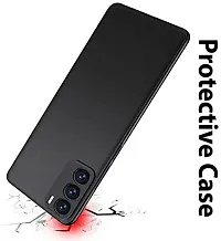 ROYALBASE Back Cover for iQOO 9 SE 5G Black Grip Case Silicon Pack of 1-thumb1