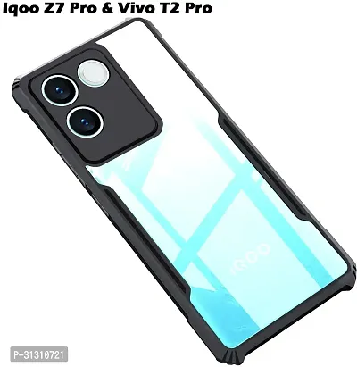 ROYALBASE Back Cover for Vivo T2 Pro 5G IP Black Silicon Pack of 1