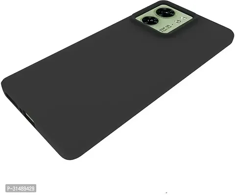 Back Cover for MOTOROLA Edge 40 Black Grip Case Silicon Pack of 1-thumb2