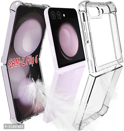 ROYALBASE Back Cover for Samsung Galaxy Z Flip 6 Transparent Dual Protection Pack of 1-thumb0