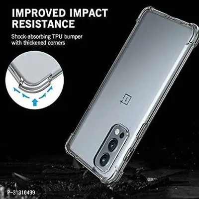 ROYALBASE Back Cover for OnePlus Nord 2 5G Transparent Grip Case Pack of 1-thumb3