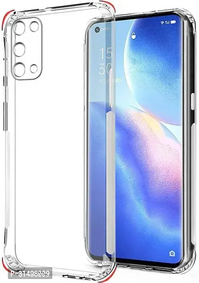 ROYALBASE Back Cover for OPPO RENO 5 PRO Transparent Grip Case Pack of 1-thumb0