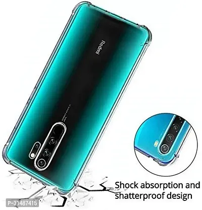 Back Cover for Redmi Note 8 Pro Transparent Grip Case Pack of 1-thumb2