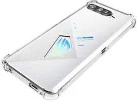 Back Cover for Asus ROG Phone 5 Transparent Flexible Silicon Pack of 1-thumb4