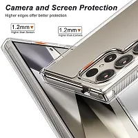 Back Cover for Samsung Galaxy S24 Ultra 5G Samsung Galaxy S24 Ultra Transparent Shock Proof Silicon Pack of 1-thumb2