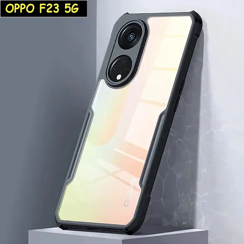 Back Cover for OPPO F23 5G Black Pack of 1