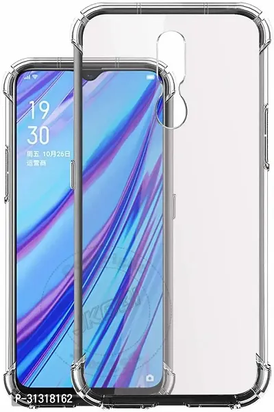 ROYALBASE Back Cover for Oppo F11  Oppo A9 Transparent Grip Case Pack of 1