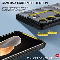 ROYALBASE Back Cover for Vivo V29 5G Vivo V29 Pro 5G MG Black Camera Bump Protector Pack of 1-thumb2