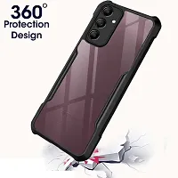 Back Cover for Samsung Galaxy M14 5G Black Transparent Silicon Pack of 1-thumb1