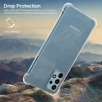 ROYALBASE Back Cover for Samsung Galaxy A52 Transparent Flexible Silicon Pack of 1-thumb2