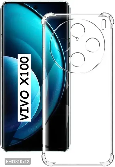 ROYALBASE Back Cover for Vivo X100 5G bm Transparent Grip Case Silicon Pack of 1