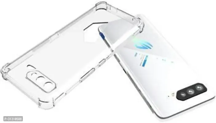 ROYALBASE Back Cover for Asus ROG Phone 5 Transparent Flexible Silicon Pack of 1-thumb4