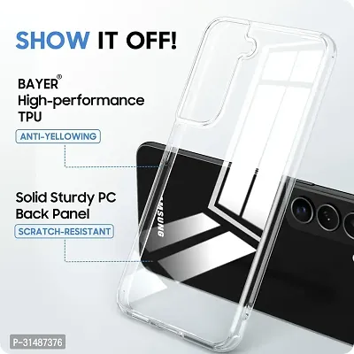 Back Cover for SAMSUNG Galaxy S23SAMSUNG Galaxy S23 5G Transparent Camera Bump Protector Silicon Pack of 1-thumb3