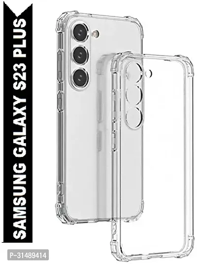 Back Cover for Samsung Galaxy S23 Plus Transparent Camera Bump Protector Silicon Pack of 1