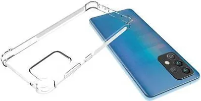 ROYALBASE Back Cover for Samsung Galaxy A52 Transparent Flexible Silicon Pack of 1-thumb1