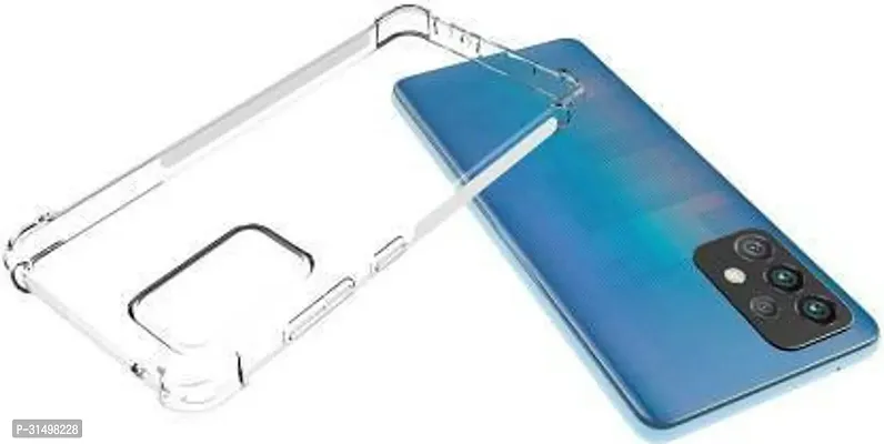 ROYALBASE Back Cover for Samsung Galaxy A52 Transparent Flexible Silicon Pack of 1-thumb2