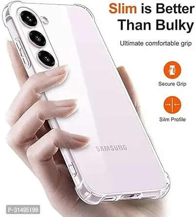 ROYALBASE Back Cover for Samsung Galaxy S24 5G Samsung Galaxy S24 Transparent Camera Bump Protector Silicon Pack of 1-thumb4