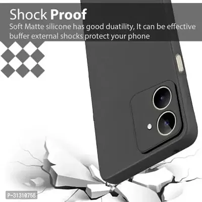 ROYALBASE Back Cover for Redmi 13C 5G CA Black Camera Bump Protector Silicon Pack of 1-thumb4