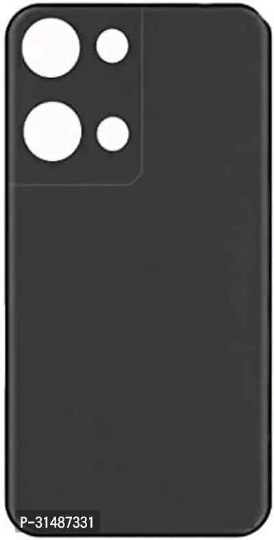 Back Cover for Oppo Reno 8 Pro 5G Black Grip Case Silicon Pack of 1