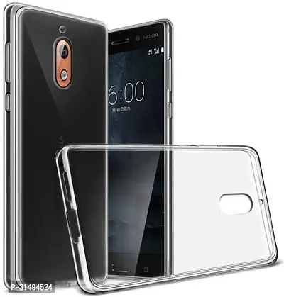 Back Cover for Nokia 3.1 2018 Transparent Shock Proof Silicon Pack of 1