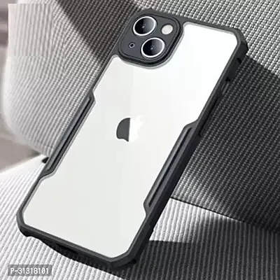 ROYALBASE Back Cover for Apple iPhone 15 Black Camera Bump Protector Pack of 1-thumb2