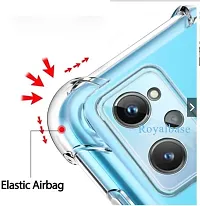 ROYALBASE Back Cover for Realme 9i Transparent Grip Case Silicon Pack of 1-thumb2