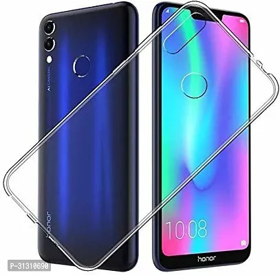 ROYALBASE Back Cover for HONOR 8C Transparent Grip Case Silicon Pack of 1