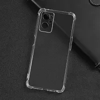 Back Cover for Realme 9i Transparent Grip Case Silicon Pack of 1-thumb1