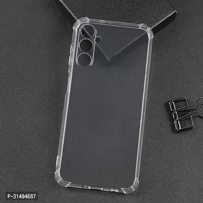 Back Cover for Samsung Galaxy M14 5G Transparent Shock Proof Silicon Pack of 1-thumb2