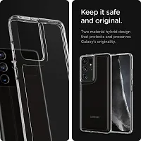 Back Cover for Samsung Galaxy S21 Ultra Transparent Grip Case Pack of 1-thumb3